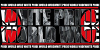 White Pride World Wide Herren Hoodie Kapuzenpulli