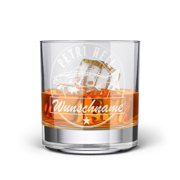 Petri Heil Whiskyglas mit Wunschname