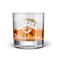 Waidmannsheil Whiskyglas mit Wunschname