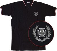 EK mit Lorbeerkranz - Poloshirt Eisernes Kreuz XL