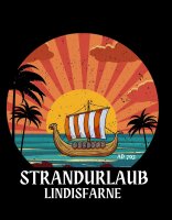 Strandurlaub Lindisfarne Herren Tshirt 4XL