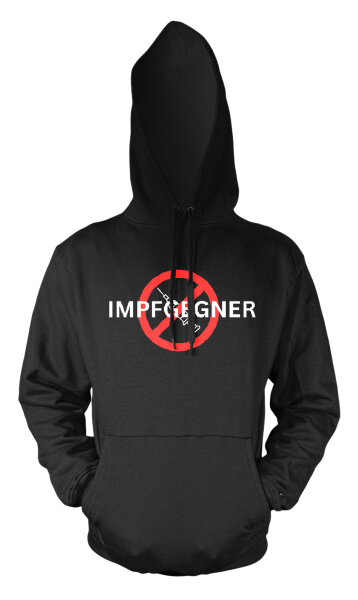 Impfgegner Herren Hoodie Kapuzenpulli