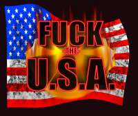 Fuck the USA Herren Tshirt