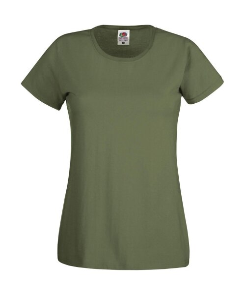 Ladies Tshirt Classic Olive-2XL