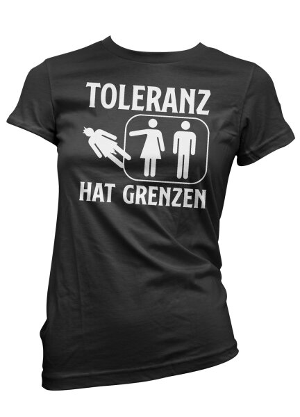 Toleranz hat Grenzen Damen Tshirt S