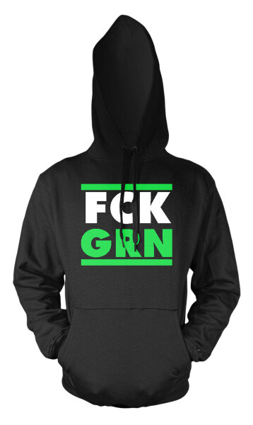 FCK GRN Herren Hoodie Kapuzenpulli XL