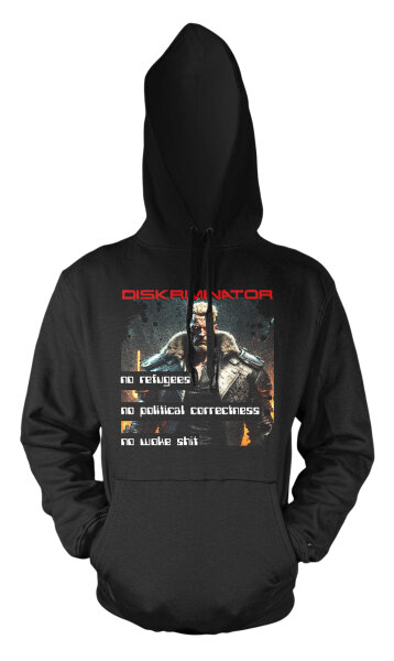 Diskriminator Herren Hoodie Kapuzenpulli