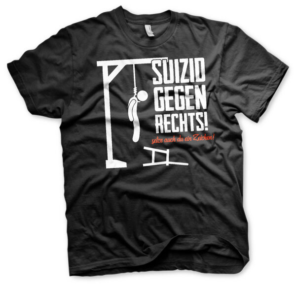 Suizid gegen Rechts setze ein Zeichen Herren Tshirt