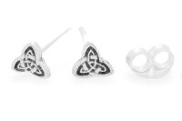 Celtic Ohrstecker ENIJA 4 mm Keltische Triade Dreiheit...