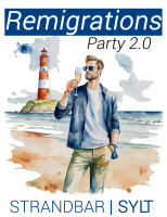 Remigrations Party 2.0 Strandbar Sylt Herren Tshirt