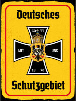 Blechschild - EK Schutzgebiet