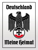 Blechschild - Adler Mein Heimat