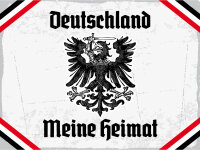 Blechschild - Adler Heimat