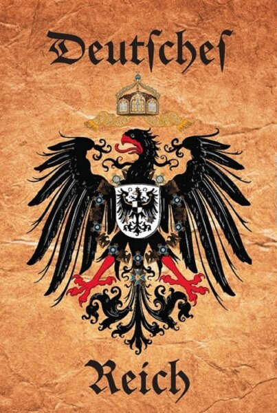 Blechschild - Adler - historisch