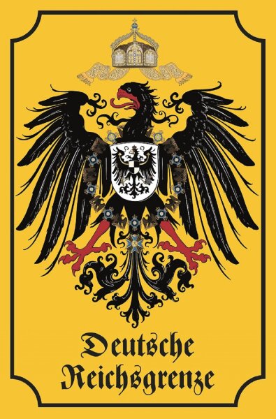 Blechschild - Adler - historisch