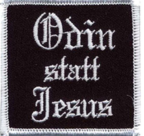 Aufnäher - Odin statt Jesus
