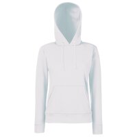 Ladies Hooded Kapuzenpullover Weiss-2XL