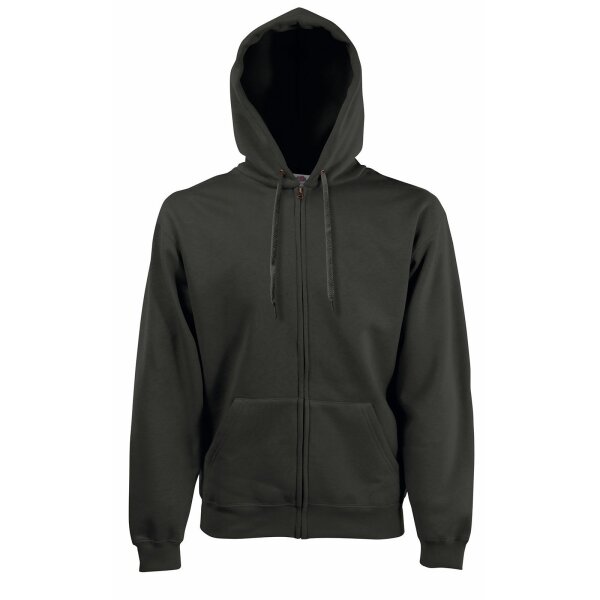 Kapuzenzipper Herren charcoal-L