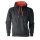 Kapuzenpulli Contrast Hoodie black-red-4XL