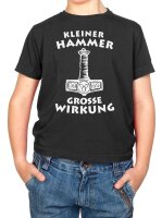 Kleiner Hammer grosse Wirkung Kinder Tshirt