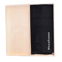 Geschenkbox f&uuml;r Sportbegeisterte mit Handtuch personalisiert Muskelprotz