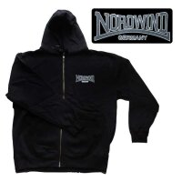 Nordwind Kapuzen-ZIP-Jacke Schwarz-XL