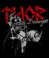 THOR Donnergott 3 - Tshirt Wotan Walhalla Odin Mjöllnir L
