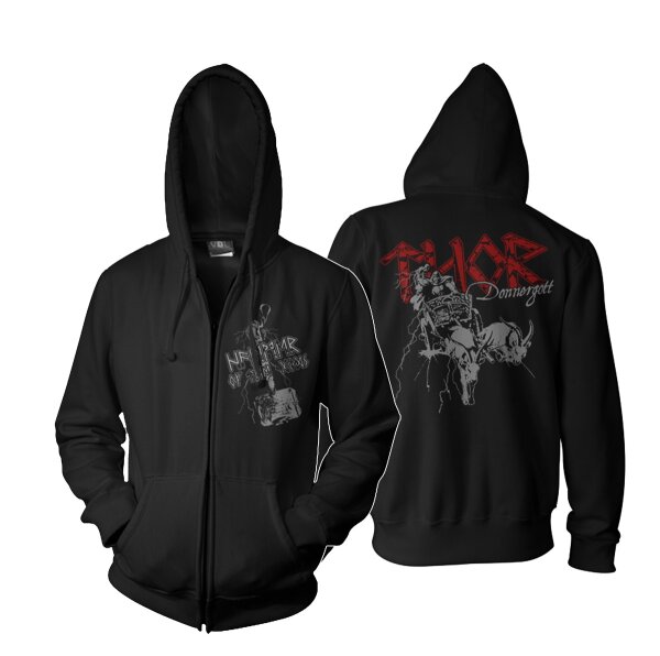 THOR Donnergott 3 - ZIP Jacke Odin Wotan Ragnar Tyr Viking Wikinger 3XL