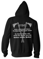 Wir bleiben Heiden - ZIP Jacke Donar Wotan Odin Thor Viking Ragnar Walhalla 2XL