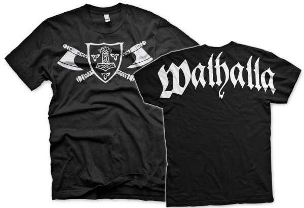 Walhalla 2 Herren Tshirt Heiden Vikings Odin Thor M