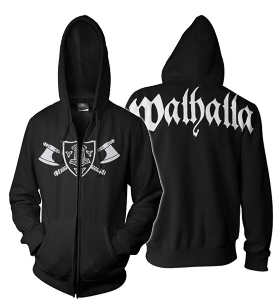 Walhalla 2 Herren KapuzenzipJacke Viking Thor Wotan 2XL