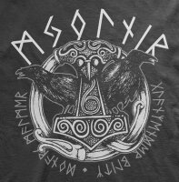 Mjölnir Donars Malmer T-Shirt Thorhammer Wotan Asgard Odin Valhalla Viking