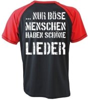 Böse Menschen Wo man grölt lass dich ruhig nieder - RaglanTshirt Frei  rock wild XL