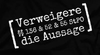 Verweigere die Aussage - Tshirt