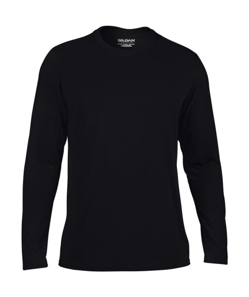 Langarm Shirt Herren Schwarz-S