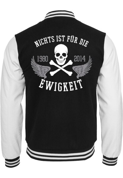 Nichts ist für die Ewigkeit - Baseballjacke College Böse