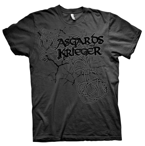 Asgards Krieger 2 - Tshirt Mjölnir Thorhammer Wikingershirt Walhalla Runen Odin