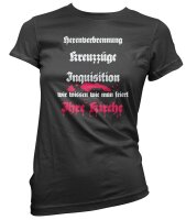 Ihre Kirche - Ladies Tshirt Heiden Asatru Wotan Vikings...