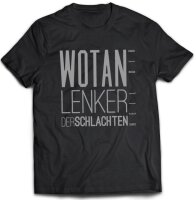 Wotan Lenker der Schlachten - Tshirt Odin Heide Thor