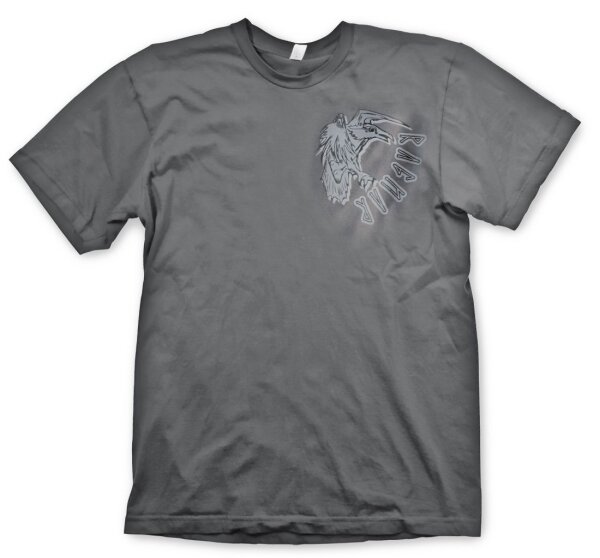 Ragnar - Tshirt grau Thorhammer Runen Odin  Walhalla Donnergott Thor Wikinger L