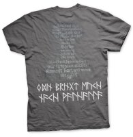 Ragnar - Tshirt grau Thorhammer Runen Odin  Walhalla Donnergott Thor Wikinger L