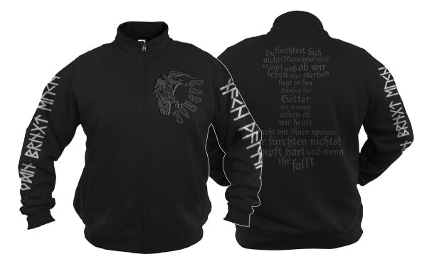 Ragnar - Freizeitjacke Viking Wikinger Thor Wotan Rabe Valhall Odin L