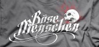 Böse Menschen Logo - GirlieShirt Pogo Deutschrock Streetwear Biker Tattoo