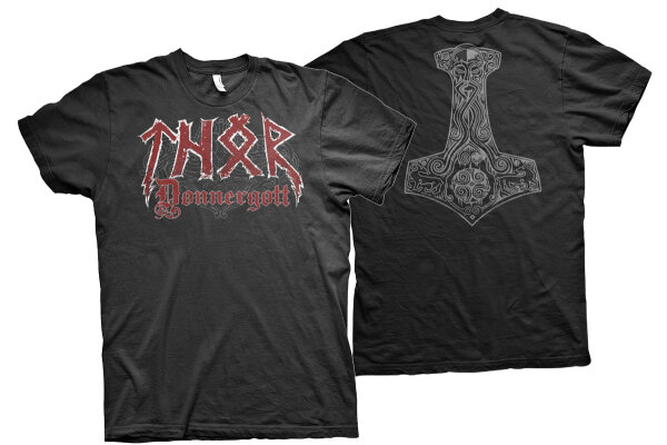 Thor Donngergott Götterhammer  Herren Tshirt 2XL