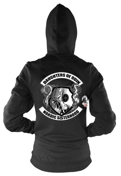 Daughters of Odin - Lady Hooded Sweat Wotan Thor Freya Asgard Midgard