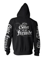 Böse Menschen - Kapuzenzipper Auf alte Götter  gute Freunde frei böse Rock 4XL