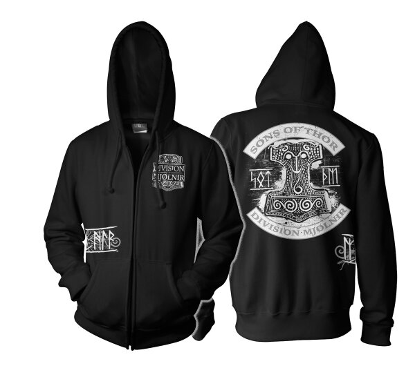 Sons of Thor Division Mjölnir - Freizeitjacke Jacke MC  Odin Vikings SoA 1%er 4XL