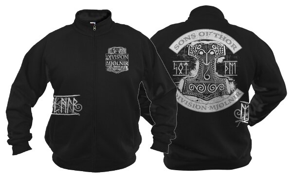 Sons of Thor Division Mjölnir - Freizeitjacke MC  Rocker Asgard Onepercenter L